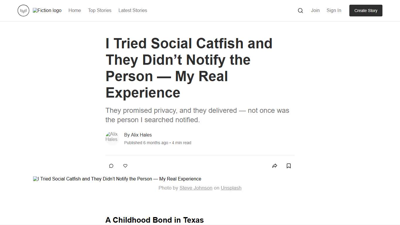 I Tried Social Catfish and They Didn’t Notify the Person — My Real Experience | Fiction